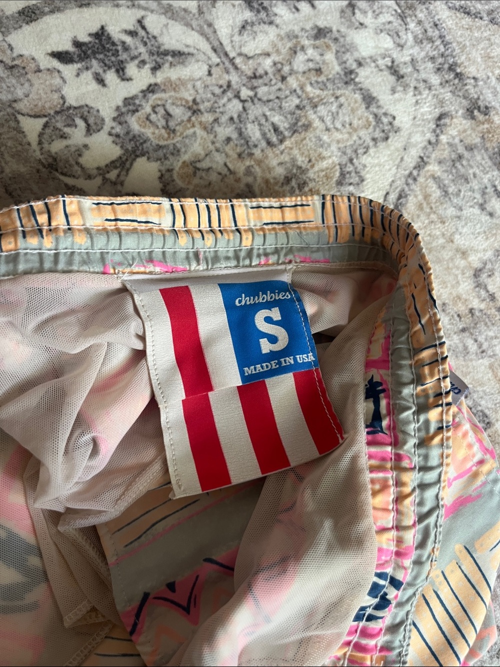 Chubbies Pastel Stripe & Neon Accent Swim Shorts - Picture 2 of 4